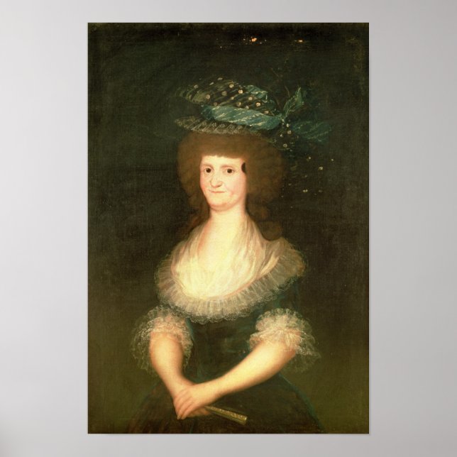 Poster Francisco Jose de Goya y Lucientes | Portrait Quee (Devant)