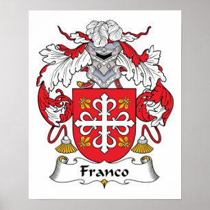 Poster Franco Family Crest