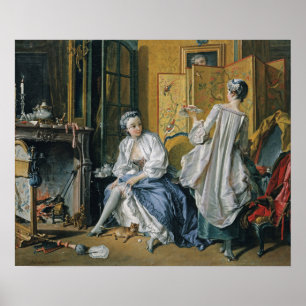 Poster François Boucher –  La toilette, 1742