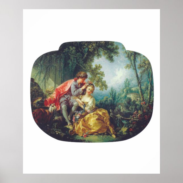 Poster François Boucher The Four Seasons (Devant)