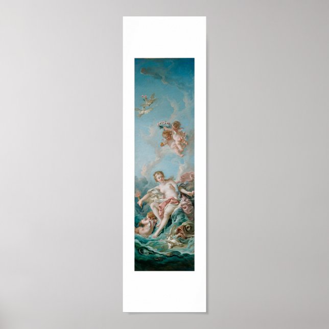 Poster François Boucher - Vénus sur les vagues 1769 (Devant)