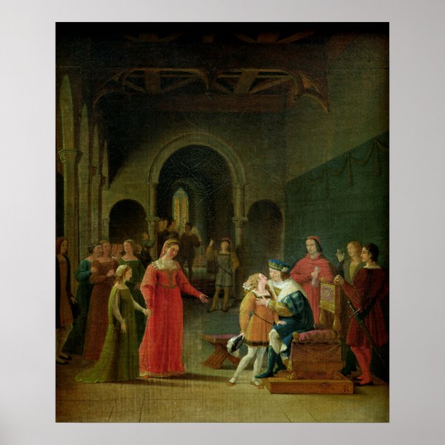 Poster François Ier présenté à Louis XII (Devant)