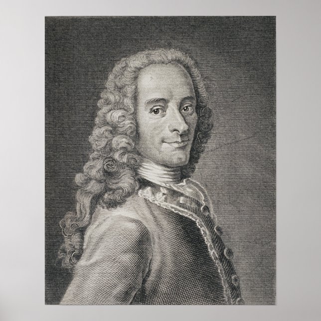 Poster François Marie Arouet de Voltaire (Devant)