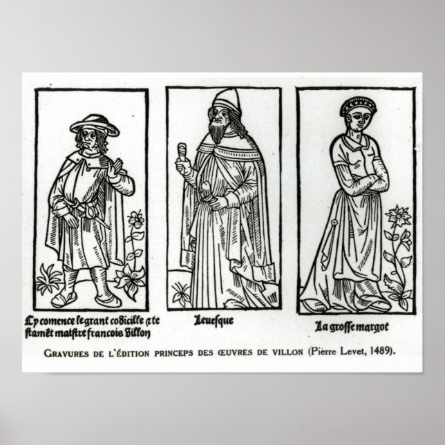 Poster Francois Villon (Devant)