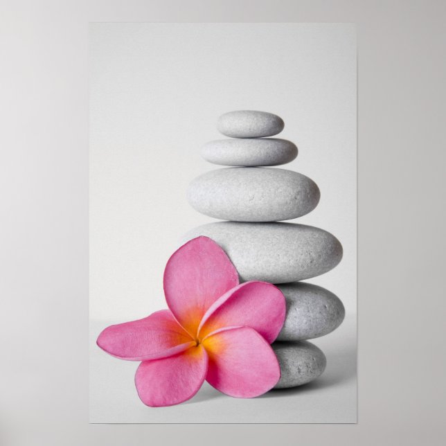 Poster Frangipani Zen (Devant)