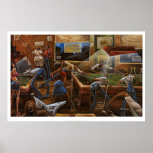 Poster Frank Morrison-Changement pour un dollar