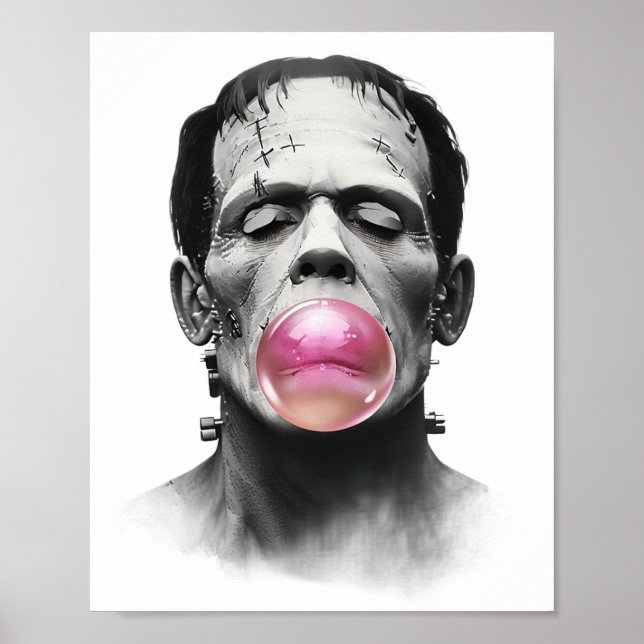 Poster Frankenstein Bubble Gum (Devant)
