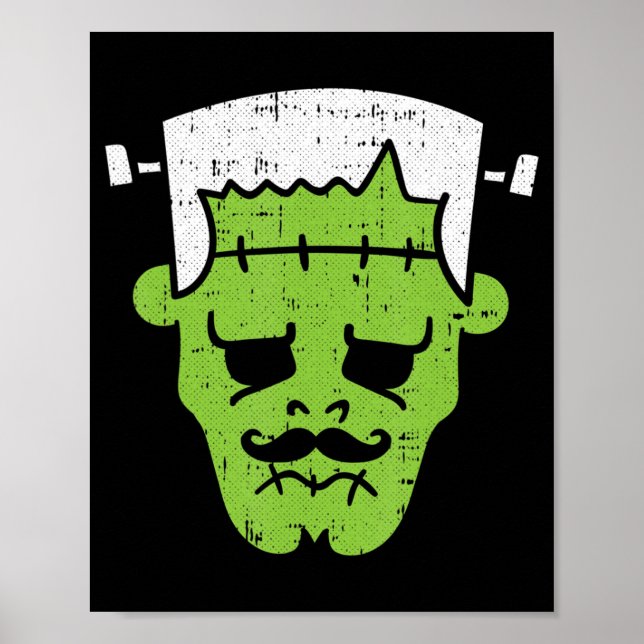 Poster Frankenstein Lazy Halloween Costume Horreur Movie  (Devant)
