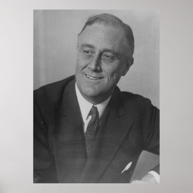 Poster FRANKLIN D. ROOSEVELT 1924 Archives nationales Pho (Devant)
