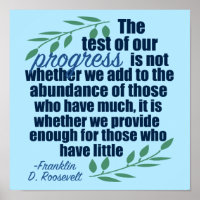 Franklin D. Roosevelt Citation Inspirational Progr