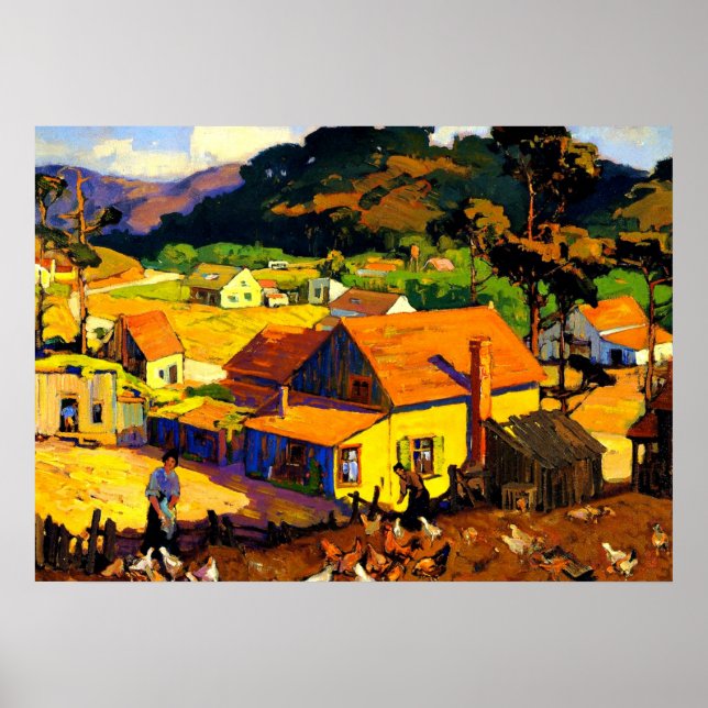 Poster Franz Bischoff - Après-midi Idyl, Cambrie (Devant)