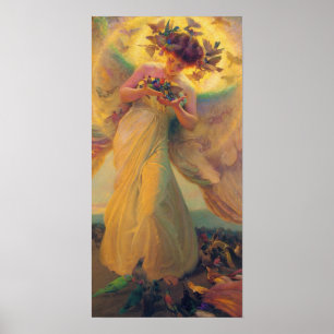 Poster Franz Dvorak Angel of Birds CC0431