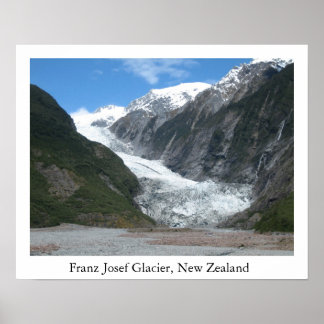 Poster Franz Josef Glacier, Nouvelle-Zélande
