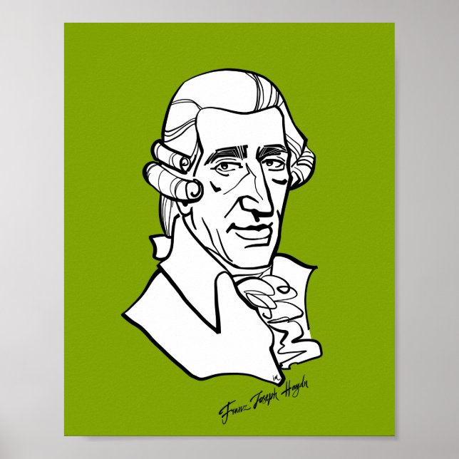 Poster Franz Joseph Haydn (Devant)