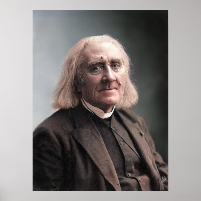 Poster Franz Liszt (Devant)
