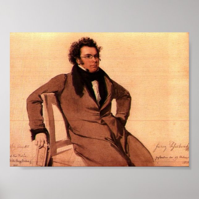 Poster Franz Schubert (Devant)