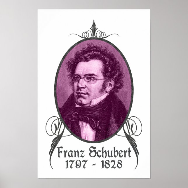 Poster Franz Schubert (Devant)
