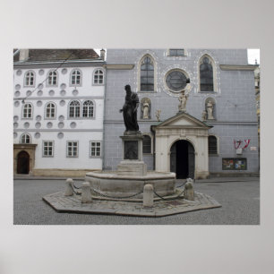 Poster Franziskanerplatz Vienne Autriche