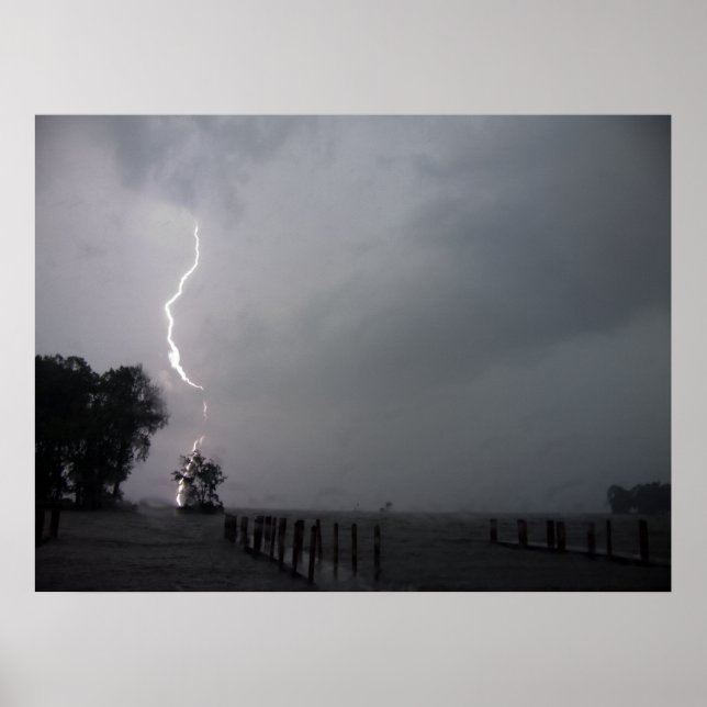 Poster Frappe de foudre - Imprimantes de photographie d'a (Devant)