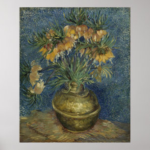 Poster Fraternités impériales en Cuivre Vase Van Gogh