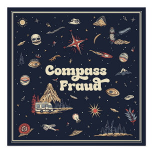 Poster Fraude au compas