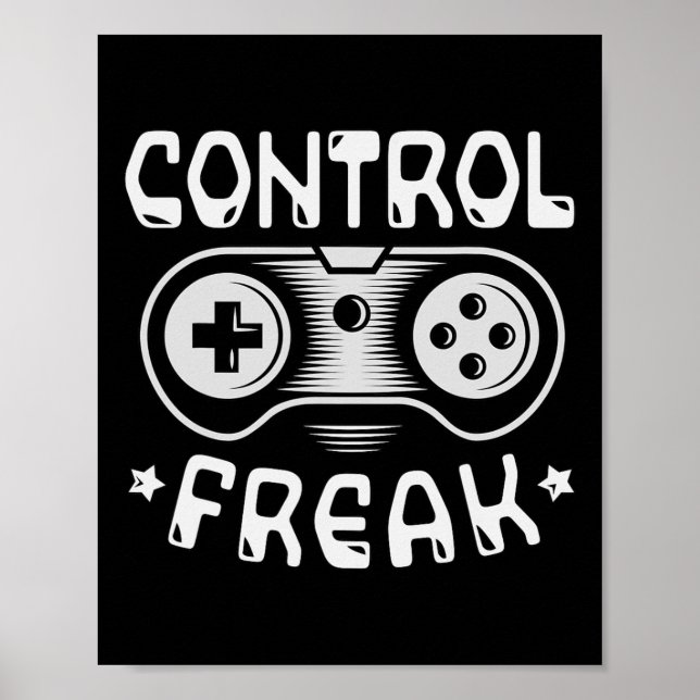 Poster Freak - Drôle Jeux Vidéo Jeu Gamer (Devant)