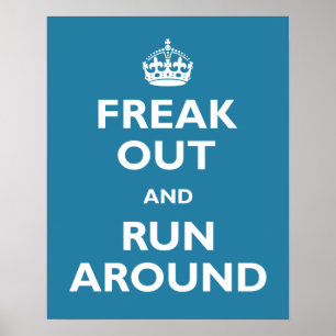 Poster Freak Out & Run Autour
