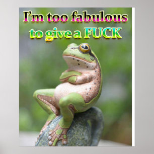POSTER FREDDIE OUVRIER DE GRENOUILLE