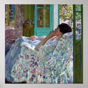 Poster Frédéric Carl Frieseke Après-Midi Salle Jaune