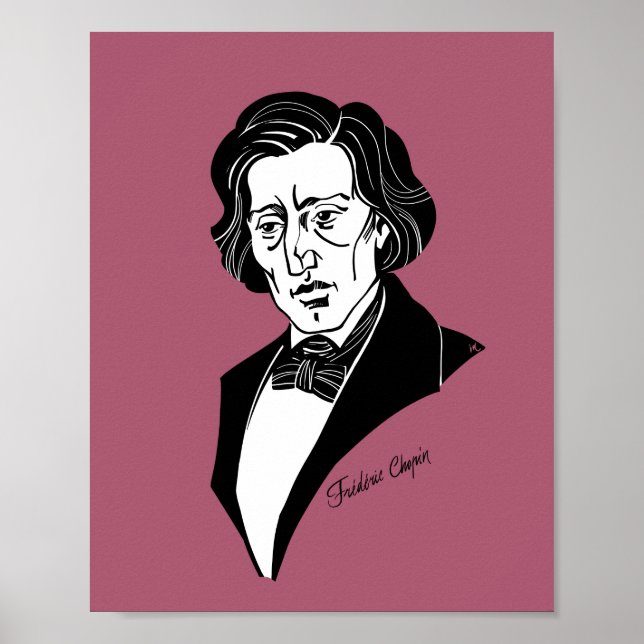 Poster Frederic Chopin (Devant)