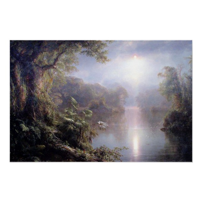 Poster Frederic Church, Le fleuve de la vie, (Devant)