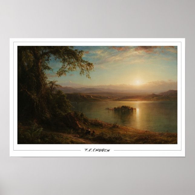 Poster Frederic Edwin Church Fine Art #538 (Devant)