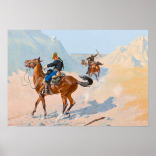 Poster Frederic Remington - The Advance-Guard ou The Mil