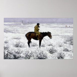 Poster Frederic Remington The Herd Boy