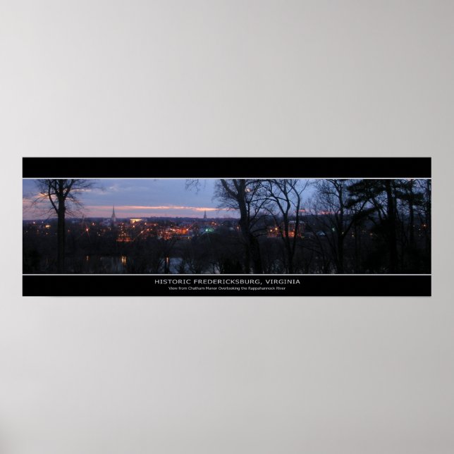 Poster Fredericksburg, Virginie (Devant)