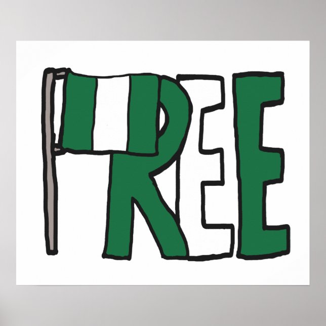 Poster Free Nigeria (Devant)