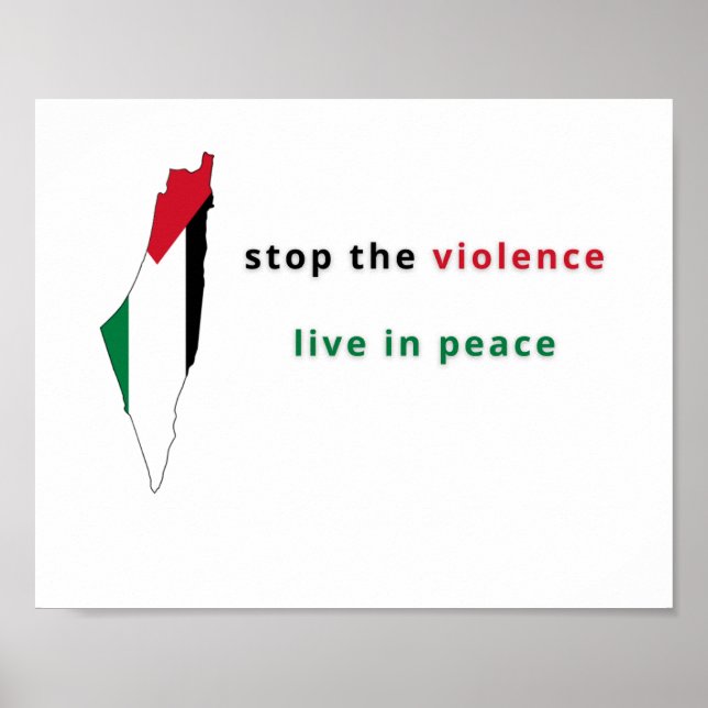 POSTER FREE PALESTINE (Devant)
