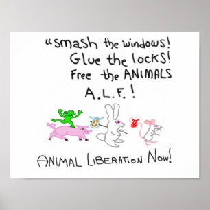 Poster Free The ANIMALS A.L.F.!