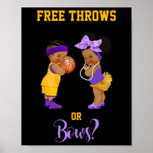 Poster Free Thers or Bows Basketball Ba1
