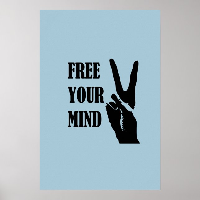 Poster Free your mind ! (Devant)