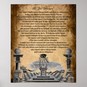 Poster Freemason