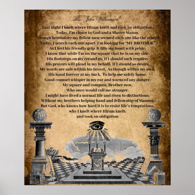 Poster Freemason (Devant)