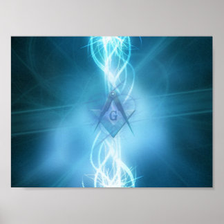 Poster Freemason électrique