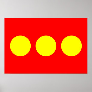 Poster Freetown Christiania Flag