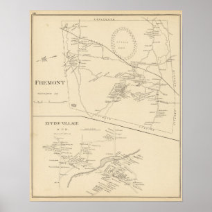 Poster Fremont, village d'Epping et PO
