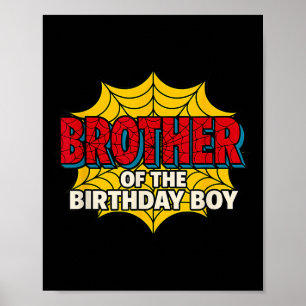 Poster Frère cadet du garçon qui fête son anniversaire Th