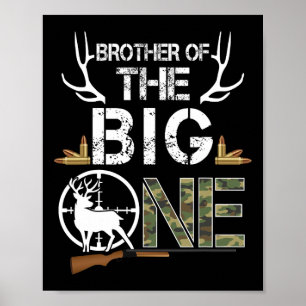 Poster Frère Du Gros Anniversaire Boy Deer Hunter Ca