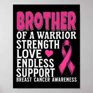 Poster Frère D'Un Guerrier Soutien À La Sensibilisation A