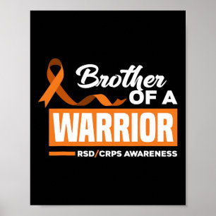 Poster Frère D'Un Guerrier Soutien Soutien Rsd Crps Aw