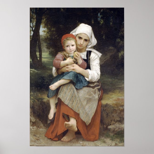 Poster Frère et soeur Bouguereau-Breton (Devant)